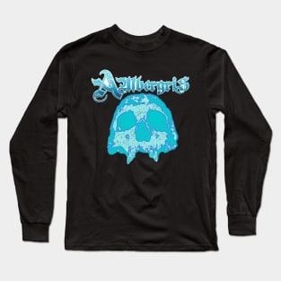 Ambergris - Skull (blue) Long Sleeve T-Shirt